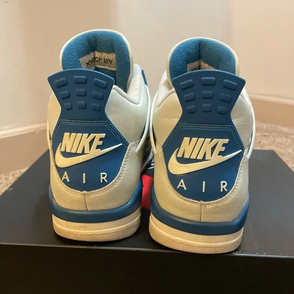 Military blue Jordan fours